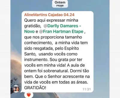 Depoimento Aline Martins