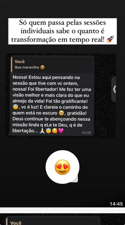 Depoimento ansiedade curada