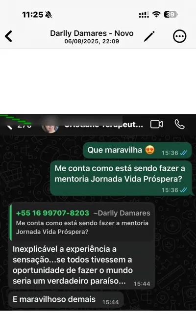 Depoimento Cristiane para&iacute;so